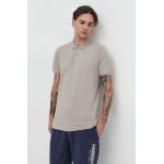 Hollister Co. tricou polo barbati, culoarea bej, neted