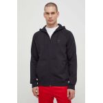 adidas Originals bluză bărbați, culoarea bleumarin, cu glugă, cu imprimeu  IR9439
