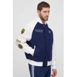 adidas Originals geacă bomber bărbați, culoarea bleumarin, de tranziție, oversize IS2926