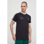 adidas Originals tricou din bumbac bărbați, culoarea negru, cu imprimeu  IS1413