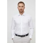 BOSS cămașă din bumbac bărbați, culoarea alb, cu guler clasic, regular 50512842