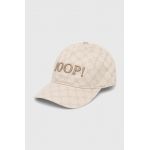 Joop! șapcă de baseball din bumbac culoarea bej, modelator