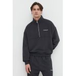 Abercrombie & Fitch bluza barbati, culoarea gri, neted