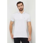 BOSS Green polo de bumbac culoarea alb, uni 50512995
