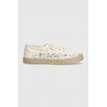 Pepe Jeans espadrile PLS10414 culoarea bej, JADE PRINT