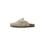 Bianco papuci din piele BIAOLIVIA femei, culoarea bej, 11250378