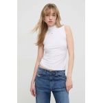 Diesel top femei, culoarea bej, cu turtleneck A10397.0BLAN