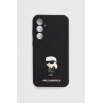 Karl Lagerfeld Husă pentru telefon S23 FE S711 culoarea negru