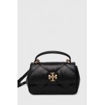 Tory Burch poseta de piele culoarea negru