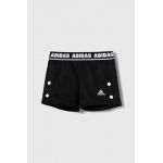 adidas pantaloni scurti copii culoarea negru, neted