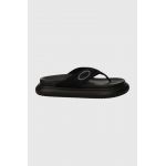 Desigual slapi Boat femei, culoarea negru, cu platforma, 24SSSA01.2000