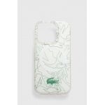 Lacoste Husă pentru telefon iPhone 15 Pro 6.1" culoarea alb