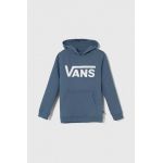 Vans hanorac de bumbac pentru copii VANS CLASSIC PO cu glugă, cu imprimeu