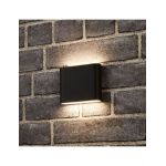 Aplica LED de exterior extra-plata,Engros, 6W=40W, 3000K, lumina calda, 540Lm, IP65