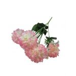 Buchet floare artificiala Crizanteme 5 fire 36 cm lungime buchet