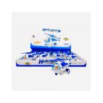 Elicopter de jucarie, cu pilot ursulet, actiune manuala, 12cm, +3ani, en-gros