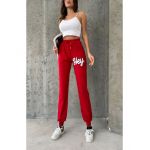 Pantaloni sport Engros pentru femei, cu model brodat