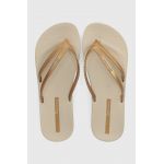 Ipanema slapi BOSSA SOFT V femei, culoarea auriu, cu toc plat, 82840-AQ441