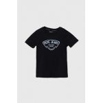 Pepe Jeans tricou de bumbac pentru copii REGEN culoarea albastru marin, cu imprimeu