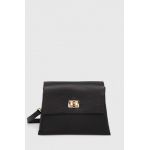 Answear Lab poseta de piele culoarea negru