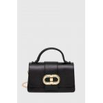 Answear Lab poseta de piele culoarea negru