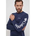 Columbia bluză Trek bărbați, culoarea bleumarin, cu imprimeu 1957933