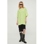 2NDDAY tricou din bumbac femei, culoarea verde