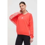 adidas bluză femei, culoarea roșu, cu model IS0901