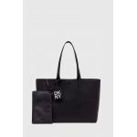 Dkny poseta de piele culoarea negru