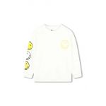 Marc Jacobs hanorac de bumbac pentru copii culoarea bej, cu imprimeu