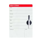 Balvi tablă magnetică pentru frigider Week Planner