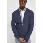 Barbour cardigan barbati, culoarea albastru marin