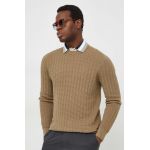 Barbour pulover de bumbac culoarea bej