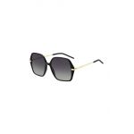 BOSS ochelari de soare femei, culoarea negru