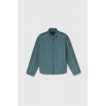 Emporio Armani bluza copii culoarea turcoaz, cu imprimeu