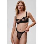 Undress Code tanga No Ordinary Love Thong culoarea negru