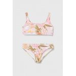 Abercrombie & Fitch costum de baie pentru copii din două piese culoarea roz