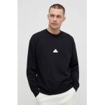 adidas hanorac de bumbac bărbați, culoarea negru, cu imprimeu  IS2035
