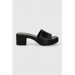 Aldo slapi de piele Babbie femei, culoarea negru, cu toc drept, 13743841.Babbie