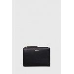 BOSS portofel de piele femei, culoarea negru 50518209