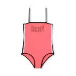 Dkny costum de baie dintr-o bucată pentru copii culoarea rosu