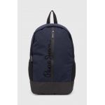 Pepe Jeans rucsac barbati, culoarea albastru marin, mare, cu imprimeu