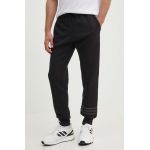 adidas Originals pantaloni de trening culoarea negru, cu imprimeu  IS2812