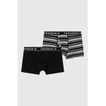 Converse boxeri copii 2-pack culoarea negru