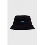 HUGO Blue pălărie din bumbac culoarea negru, bumbac 50522293