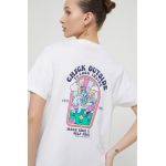 Kaotiko tricou din bumbac culoarea alb, cu imprimeu