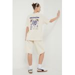 Kaotiko tricou din bumbac culoarea bej, cu imprimeu