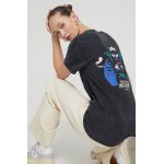 Kaotiko tricou din bumbac culoarea negru, cu imprimeu
