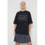 Kaotiko tricou din bumbac culoarea negru, cu imprimeu