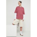 Kaotiko tricou din bumbac culoarea roz, neted